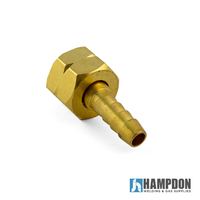 5/8 UNF Left Hand Regulator Brass Barb Fitting for 5mm Hose For LPG and Acetylene Regulators