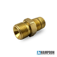 Flow Meter / Regulator Brass Tapered Fitting Argon 5/8 UNF
