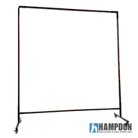 1.8 x 1.8m Frame for Welding Curtain / Screen on Wheels