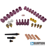 50 Piece BIG TIG Gas Lens Combo - WP17|18|26 - Variety Pack