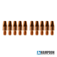 Binzel Style MIG Contact Tips - 1.4mm - 10 Each  - M8 x 10mm x 1.4mm