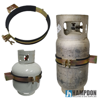 10x Gas Bottle Holders | Restraint (Size 300mm - 310mm) Suits 9kg & 15kg LPG Bottle Steel