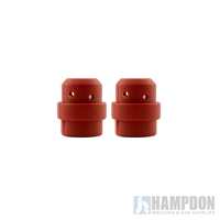 Binzel Style MIG Gas Diffuser - MB24 - Red Silicone - 2 Pack