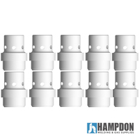 Gas Diffuser MIG  - MB26 - White Ceramic - 10 Pack - Binzel Style