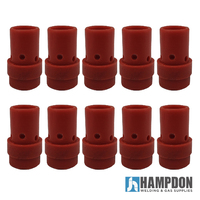 Binzel Style MIG Gas Diffuser MB36 - Red Silicone - 10 Each