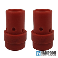 Binzel Style MIG Gas Diffuser MB36 - Red Silicone - 2 Each