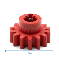 Kemppi 1.0mm / 1.2mm V Groove Lower and Upper Drive Roller Kit - 1 Set