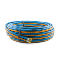 10 Meter Oxy / LPG 5mm Twin Hose with 5/8 UNF Fittings
