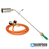 German Made Harris Perkeo LPG Scorcher Heating Torch Kit 6m Hose Weed burner
