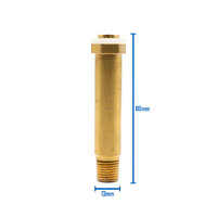 Harris Type 30 Co2 Stem and Nut - 1/4 NPT Thread