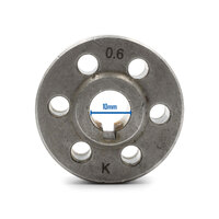 WIA WF030 MIG Roller Knurled 37mm x 10mm x 18mm - Suits 0.6mm / 0.8mm wire