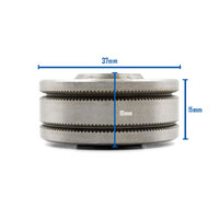 WIA WF031 MIG roller Knurled 37mm x 10mm x 18mm - Suits 1.2mm / 1.6mm Wire