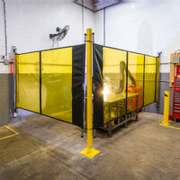 10 x screen welding bay fit out kit - Retractable Welding Screen / Curtain Package - 6m long