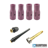 UNIMIG T2 / T3W TIG Torch 7 Piece Gas Lens Mini KIT - 1.6mm