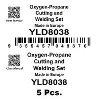 COBRA Oxygen LPG Gas Kit - Welding | Cutting | Brazing Set OXY LPG