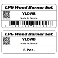 COBRA Industrial 1m Weed Burner + LPG Regulator & 6m Hose - Made in Europe