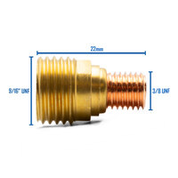 2.4mm TIG Gas Lens Saver Collet Body 12 Piece Kit WP9 | 20