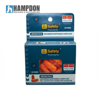Ear Plugs - Disposable - Uncorded - Foam - 10 Pairs - Retail 