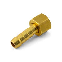 1/4 BSP Regulator Brass Barb Fitting for 8mm Hose - Suits Outdoor Cookers and Wok Burners 