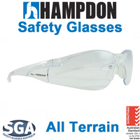 Safety Glasses - All Terrain - Clear - 12 x Bulk Pack - Antifog Lens