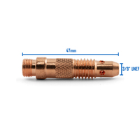 20x TIG Collet Body - 1.0mm - 20 pack - 17 | 18 | 26