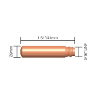 Tweco #5 Style 15HF116 MIG Contact Tips - 1.6mm - 10 Each