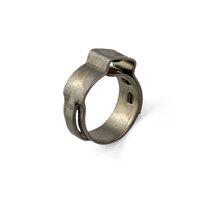 Oetiker style Stainless Single Ear Clamps - Stepless - 9.6mm-11.3mm - 10 Pack