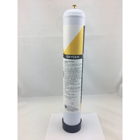 1 x Bromic 1.56 litre Disposable Oxygen Gas Bottle - 12mm Thread 400300 - Made in Italy