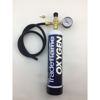 Disposable Gas Bottle- PURE OXYGEN 2 x 1 litre Bottle Combo - Made in Italy
