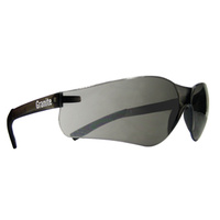 Industrial Safety Glasses - Granite - 12 x Bulk Pack - Smoke Lens