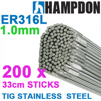 400g - 1.0mm ER316L Stainless Steel TIG Filler Rod