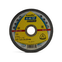 Klingspor Notching Disc 125mm x 2.5mm x 22.23mm Cutting Disc Inox A 24 R - 100 Each