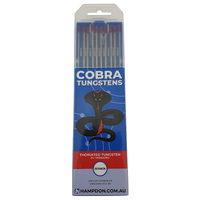 4.0mm 2% Thoriated TIG Tungsten Electrodes 10 Each - Red Tip