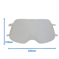 3M Speedglas 9100 FX / FX Air / MP Air - Clear Grinding Visor Lens - 100 Pack