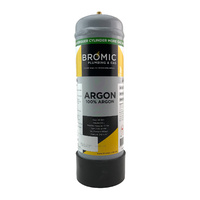 4 x Disposable Gas Bottle - Pure Argon - 2.2 Litre