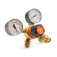 Harris 601 LPG Regulator / Flow meter Twin Gauge