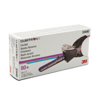 3M Cubitron 3 80 Grit File Belt 10mm x 330mm - 33481 - 10 Pack