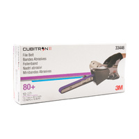 3M Cubitron 3 80 Grit File Belt 12.7mm x 457mm - 33478 - 10 Pack