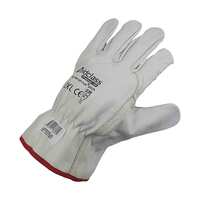 XXL Riggers Gloves Cow Hide Leather - 12 Pairs
