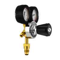 Harris 825 Oxygen Pressure Regulator - 0 to 1000kPa - Vertical Inlet 