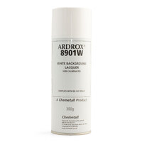 MPI Magnetic particle Crack inspection ARDROX 8901W White Background Lacquer Paint - 12 Each