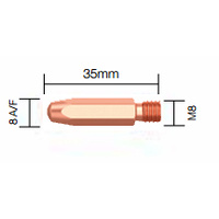 Kemppi Style MIG Contact Tips 1.2mm - 10 Each - M8