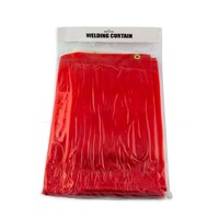 Red Welding Screen / Curtain - 1.8m x 5.5m