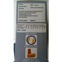 20 x Pairs of Ear Plugs - Disposable - Foam individual wrap