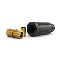Dinse Welding Cable Female Socket to Suit 10-25mm Square Cable 100-200 Amp