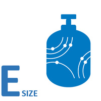 Argon E Size Welding Gas Bottle - NO RENT