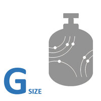Nitrogen G Size Gas Cylinder / Bottle - No Rental Fee
