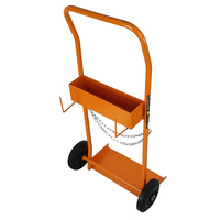 UNIMIG E Size Cylinder Welding Trolley Rubber Wheel - Orange