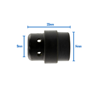 Binzel Style MIG Gas Diffuser - MB24 - Black Duroplast - 5 Pack