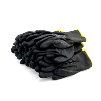 12 x  XL Rippa Grippa "Ninja" Nitrile Coated Synthetic Glove